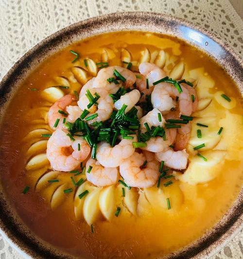 美味又营养——虾仁豆腐蒸水蛋（以豆腐为主）