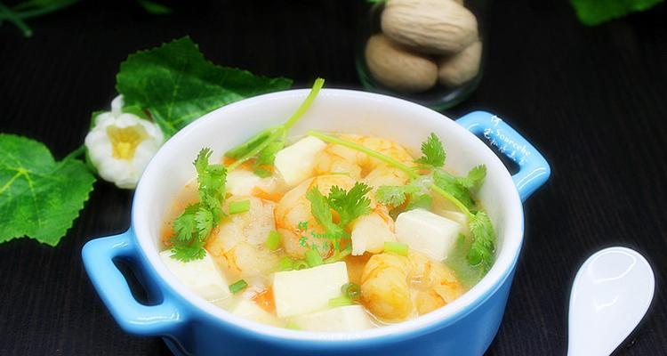 美味佳肴——虾仁豆腐羹（家常小菜）