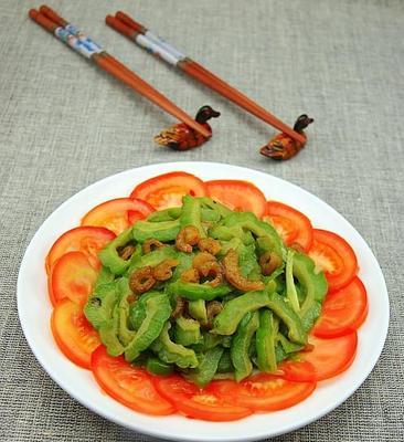 虾米角瓜小炒菜的制作方法（传统家常菜）