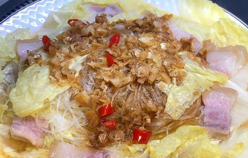 虾米白菜粉丝素汤，营养美味无比（一碗清香可口的素汤）