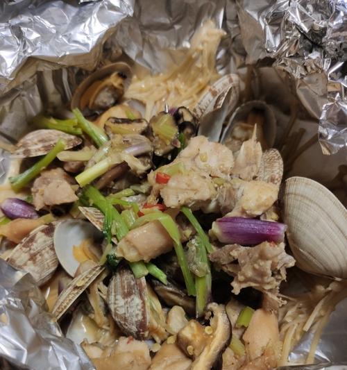 锡纸烤花甲螺，美味又简单（家庭必备的美食）