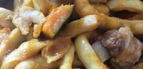 窝瓜摊坨子，美味可口的家乡小吃（以窝瓜为主材料）
