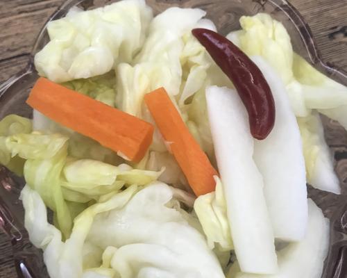 酸辣甜脆白萝卜佳肴JIARU（以白萝卜为主角）