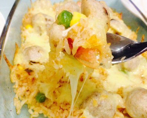 双菌芝士什锦焗饭，一道美味可口的家常料理！