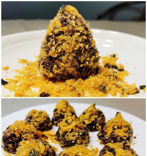 山药蜜豆红米饭团，传统与现代的完美结合（健康美食）