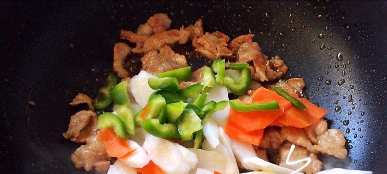 山药炒肉丝（传统家常菜）