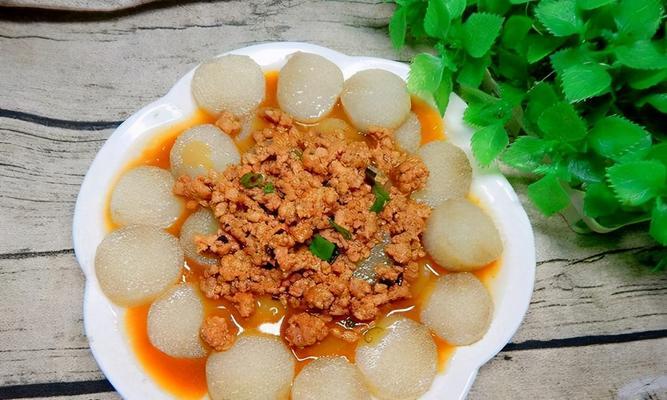 山药炒肉末，营养美味又简单（家常美食）