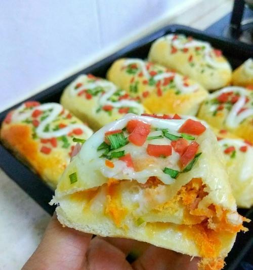 沙拉火腿面包的制作方法（自制健康美味）