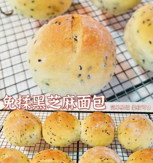 全麦芝麻包的制作方法（健康）