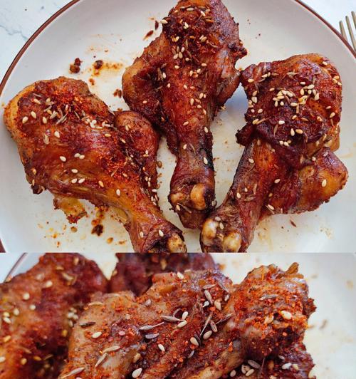 香烤去骨油鸡腿（用去骨油鸡腿创造健康又美味的佳肴）