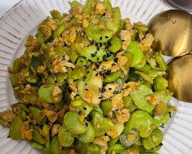 蚕豆炒蛋怎么做？步骤和技巧是什么？