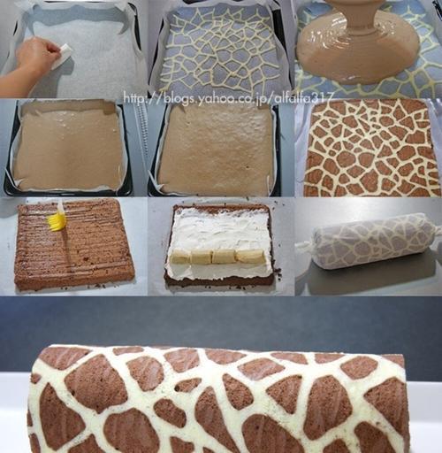 长颈鹿蛋糕卷怎么做？步骤和材料有哪些？
