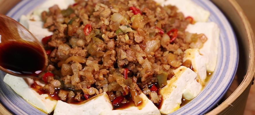 榨菜肉沫蒸豆腐怎么做？步骤和技巧有哪些？