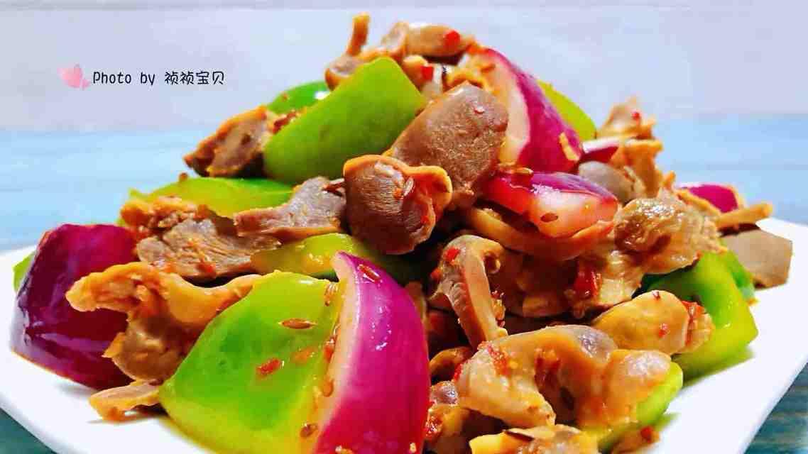 洋葱鸡胗花怎么做？步骤和技巧有哪些？