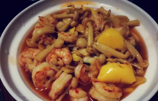 虾仁丝瓜炒白玉菇怎么做？步骤和技巧有哪些？