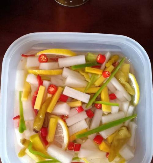家常白萝卜泡菜的制作方法（酸爽可口）