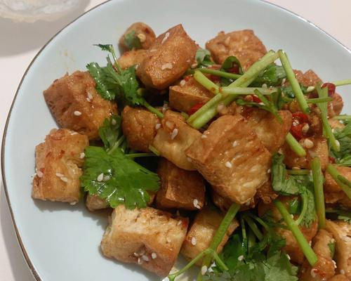 碧玉炸豆腐——鲜香美味的下饭菜（学会这道菜）