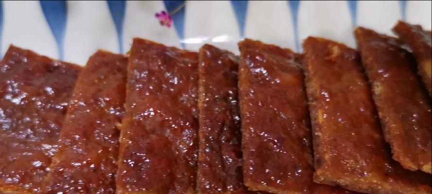 天津果汁牛肉干的制作方法（用天津特有的果汁制作的肉干）